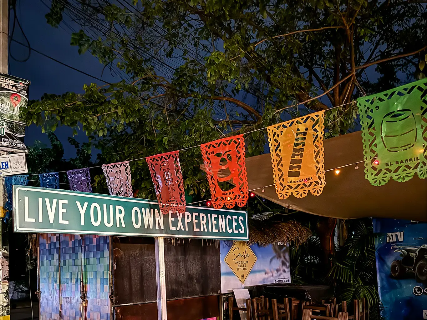 panneau-tulum Live your own experiences