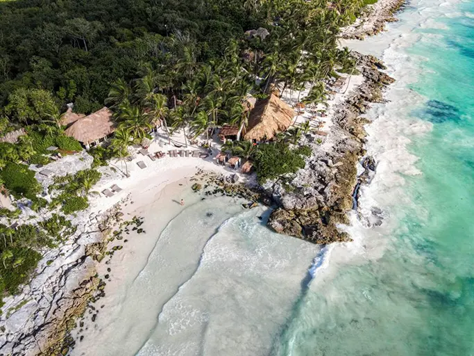 ile de la tentation à Tulum