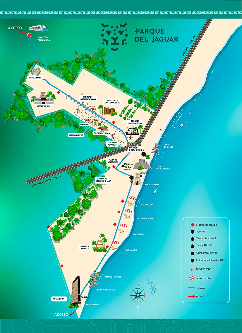 parque_map plan du parc du jaguar